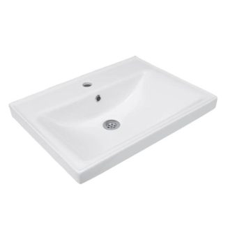Dolap Uyumlu Seramik Lavabo - Banyo Sky 60 cm - Karen - Beyaz