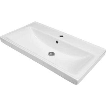 Dolap Uyumlu Seramik Lavabo - Banyo Sky 80 cm - Karen - Beyaz