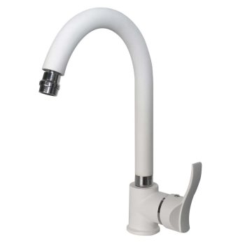 MİX KUĞU EVYE WAVE BİDE (KROM-BEYAZ)