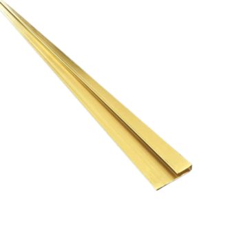 PVC Panel Bitiş Alüminyum Profil 270 cm - Altın