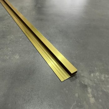 PVC Panel Bitiş Alüminyum Profil 270 cm - Altın