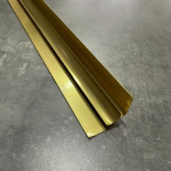 PVC Panel İç Köşe Alüminyum Profil 270 cm - Altın