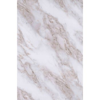 White Beige Mermer Desenli Pvc Duvar Paneli 122x244cm