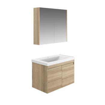 Banyo Dolabı Lavabolu 2’li Set – Lusia – 60cm – Mebran – Sonoma