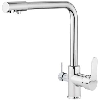 Arıtmalı Mutfak Bataryası – 3 Yollu – Prinç Gövde – Krom Kaplama