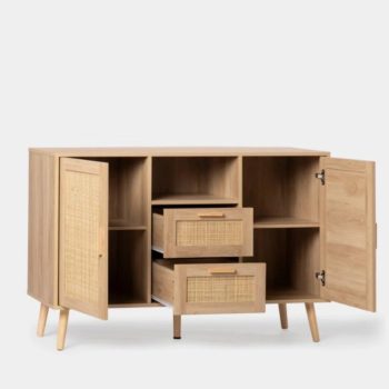 Rovena Konsol & Büfe – Rattan Kapaklı – 120 cm